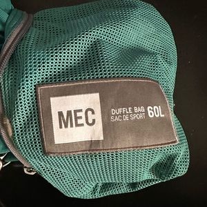Mountain Equipment Co-Op (MEC) Packable 60L duffle bag
